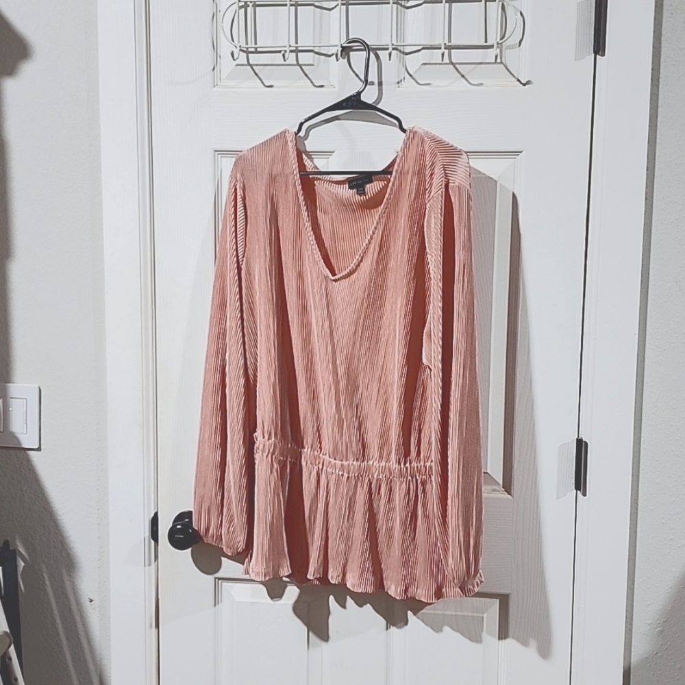 Shiny Pink Women's Blouse